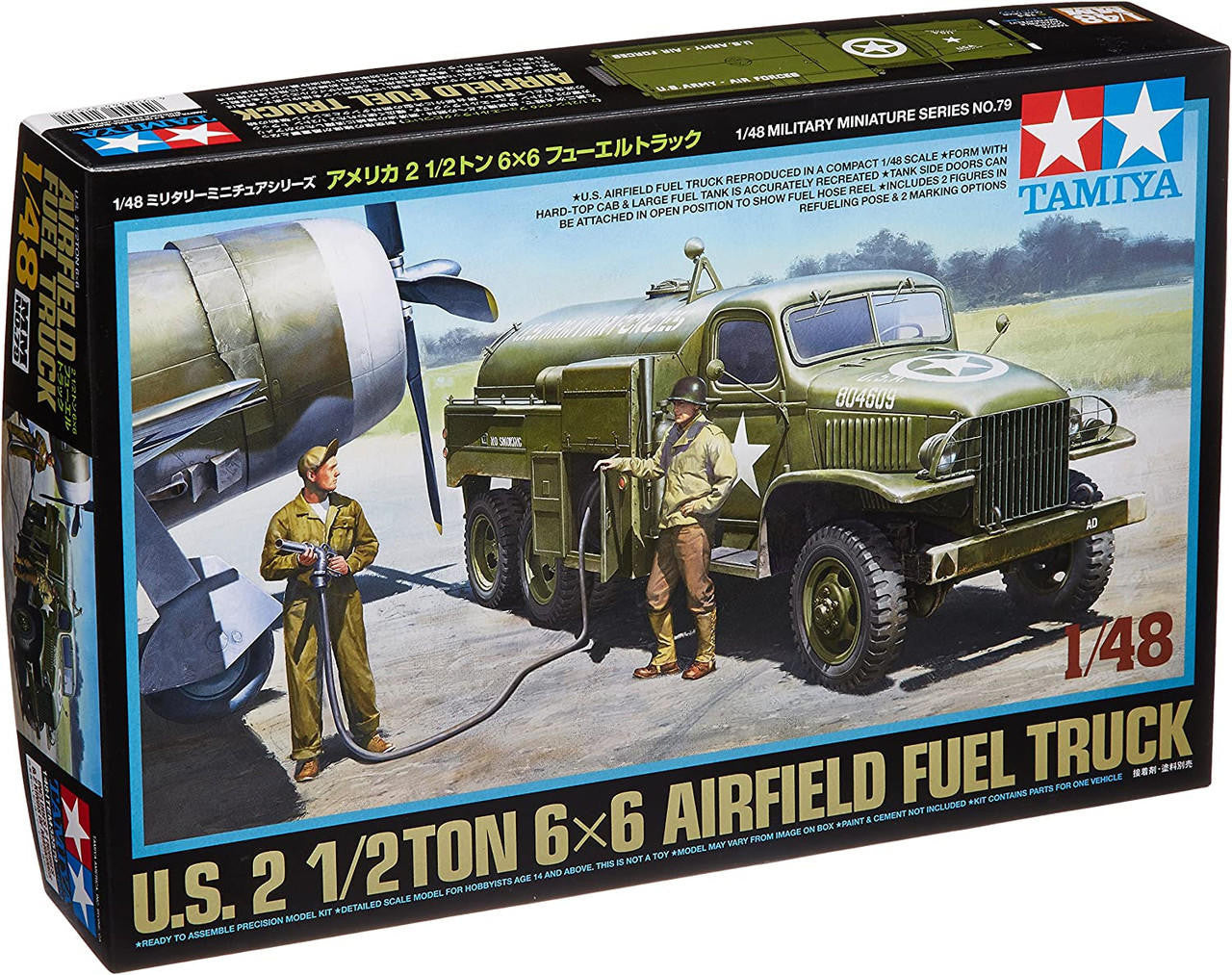 Tamiya 1/48 US 6x6 Airfield Fuel Truck 32579